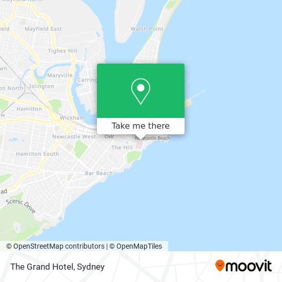 The Grand Hotel map
