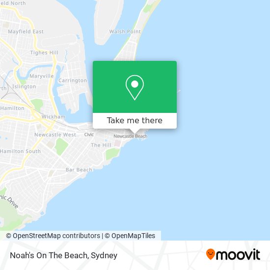 Noah's On The Beach map