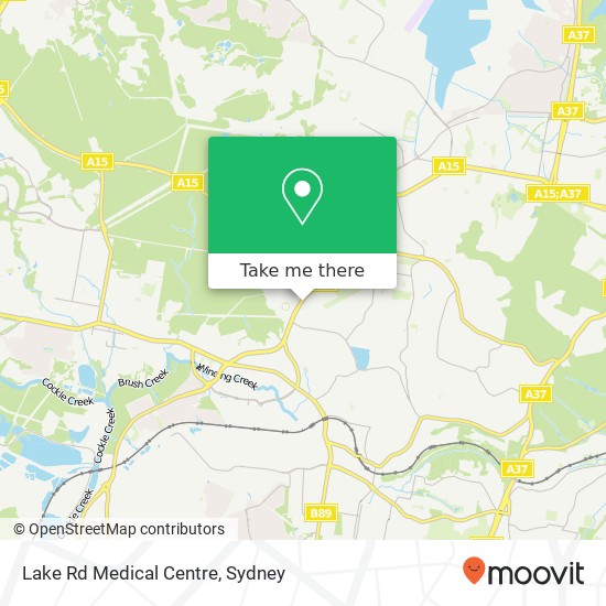 Lake Rd Medical Centre map