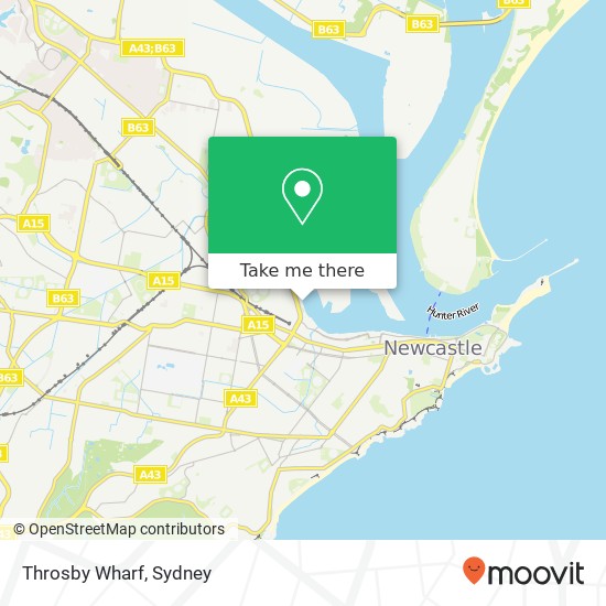 Throsby Wharf map
