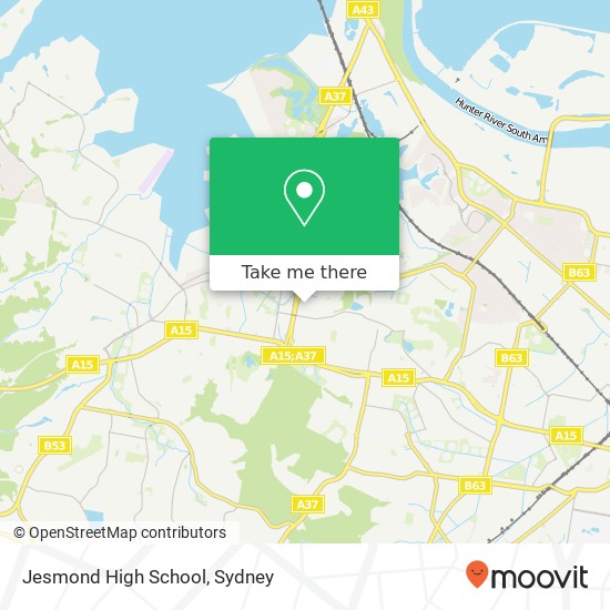 Jesmond High School map