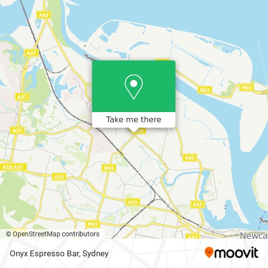 Onyx Espresso Bar map