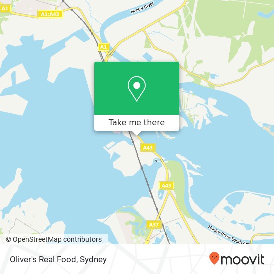 Oliver's Real Food map