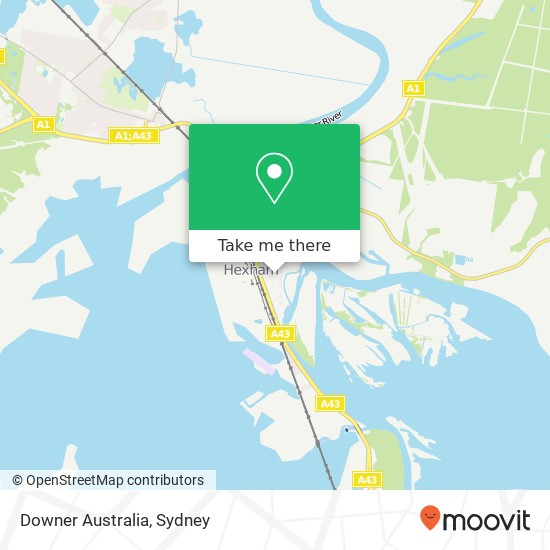 Downer Australia map