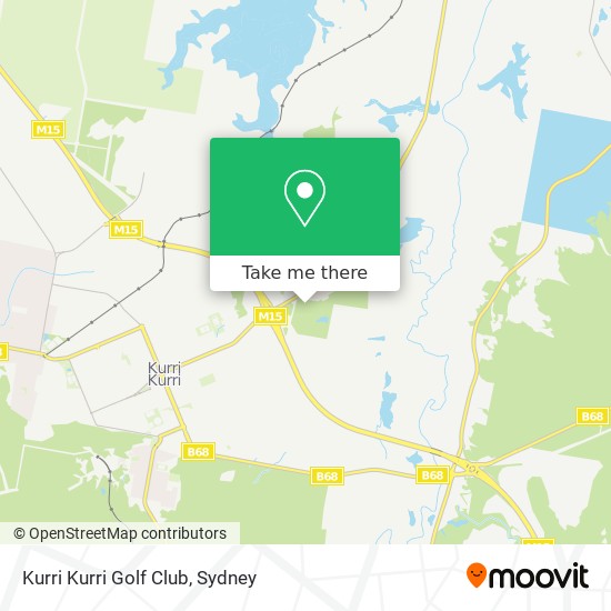 Mapa Kurri Kurri Golf Club