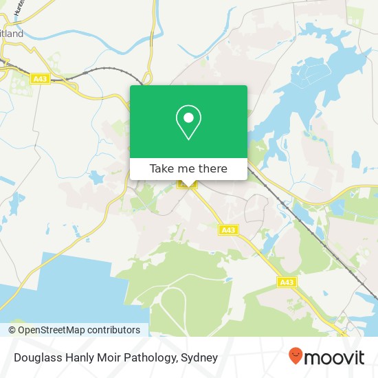 Mapa Douglass Hanly Moir Pathology