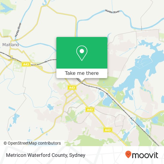 Metricon Waterford County map