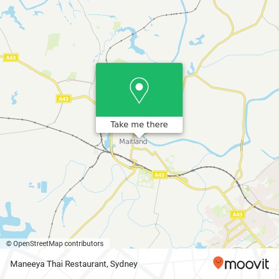 Maneeya Thai Restaurant map