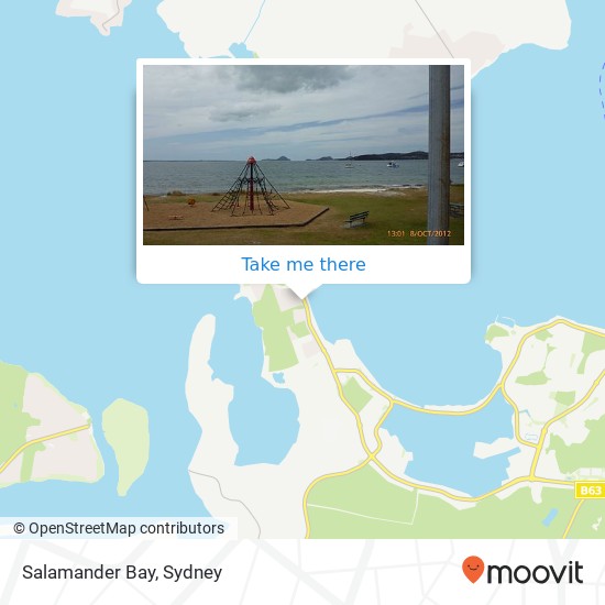 Salamander Bay map