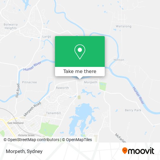 Mapa Morpeth