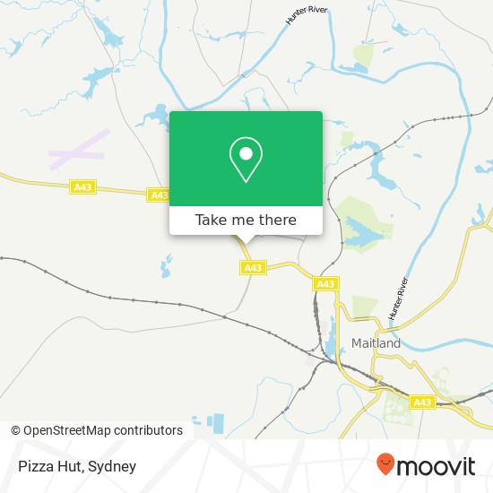 Pizza Hut map