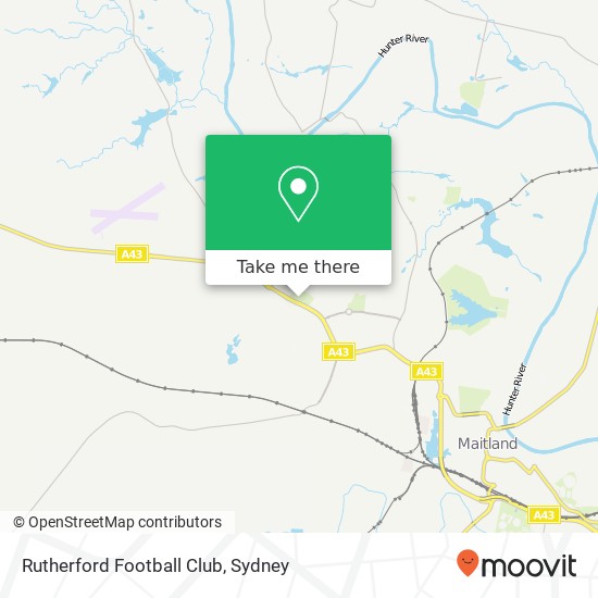 Rutherford Football Club map