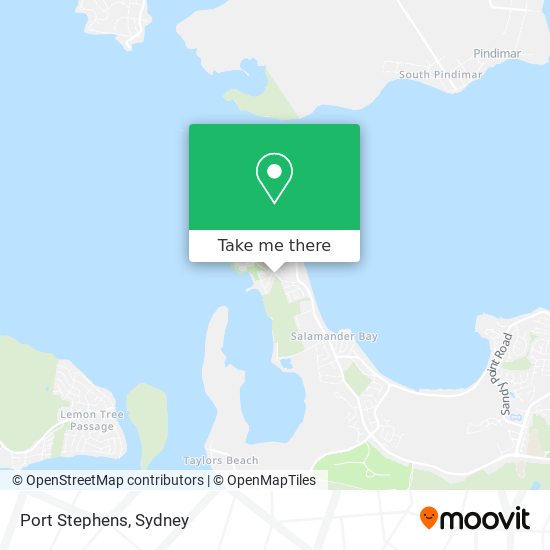 Port Stephens map