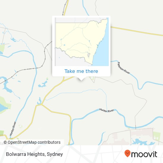 Bolwarra Heights map