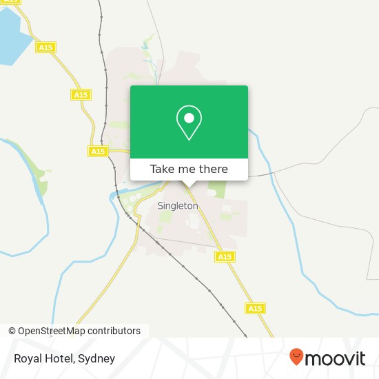 Royal Hotel map