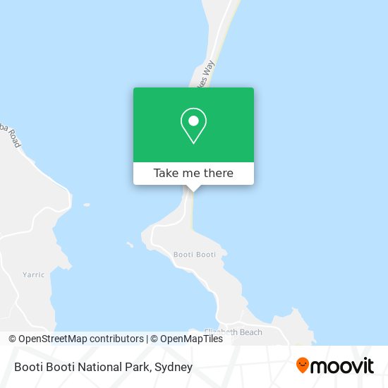 Booti Booti National Park map