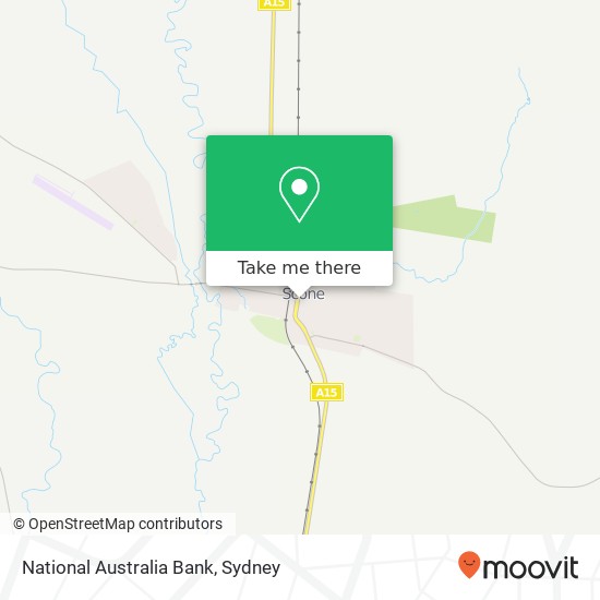 National Australia Bank map