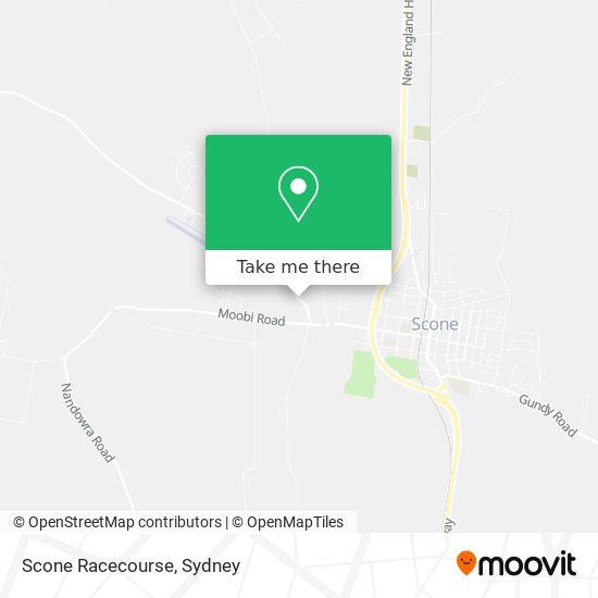 Mapa Scone Racecourse