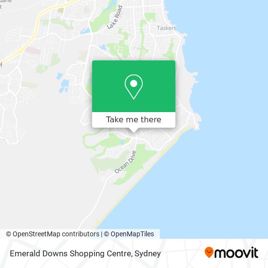 Emerald Downs Shopping Centre map
