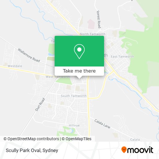 Scully Park Oval map