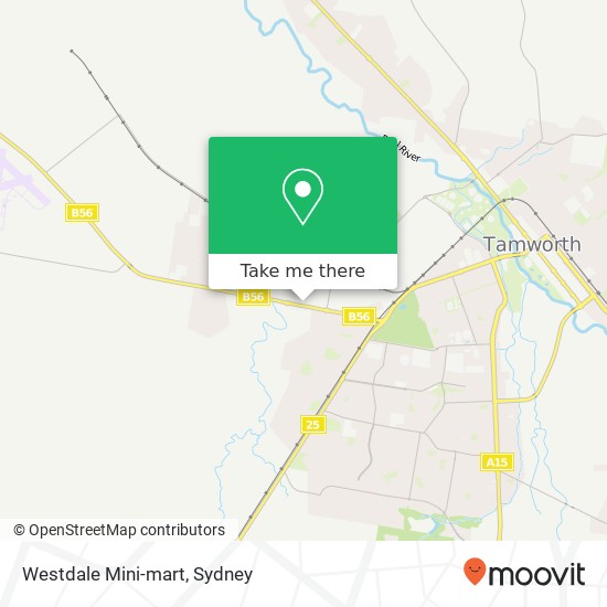 Westdale Mini-mart map