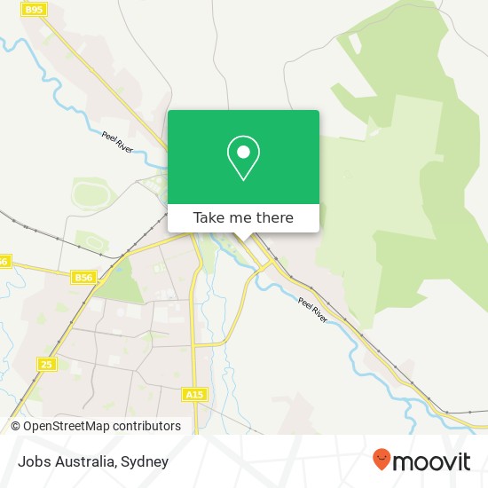 Jobs Australia map