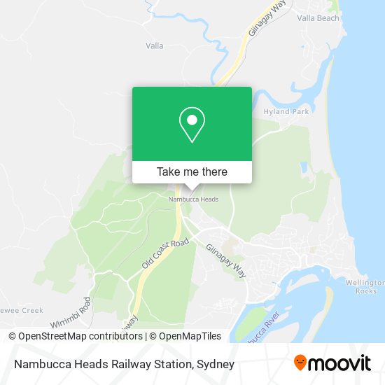 Mapa Nambucca Heads Railway Station