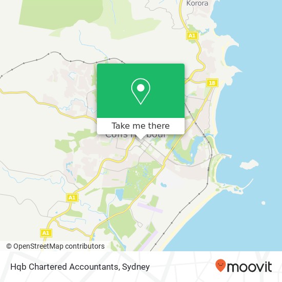 Hqb Chartered Accountants map