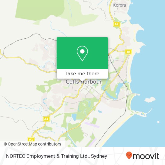 Mapa NORTEC Employment & Training Ltd.