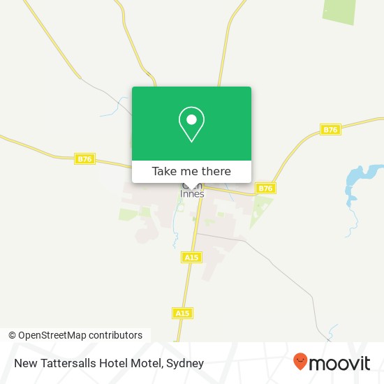Mapa New Tattersalls Hotel Motel