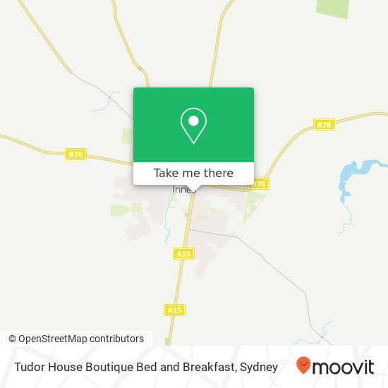 Tudor House Boutique Bed and Breakfast map