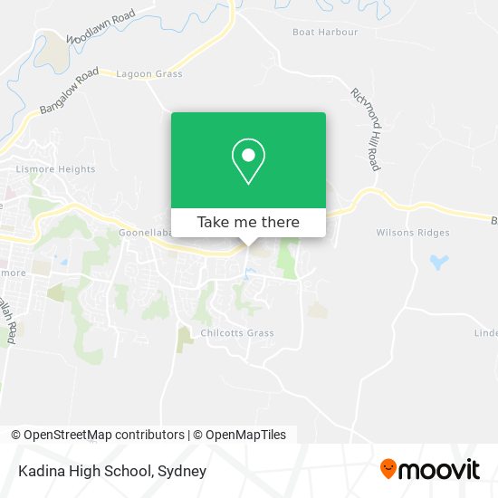Mapa Kadina High School