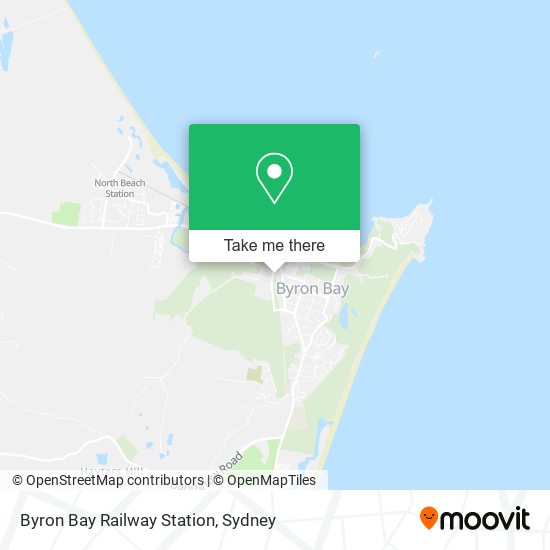 Byron Bay On A Map How To Get To Byron Bay Railway Station By Bus Or Train?