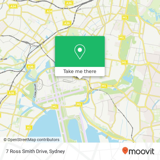 Mapa 7 Ross Smith Drive