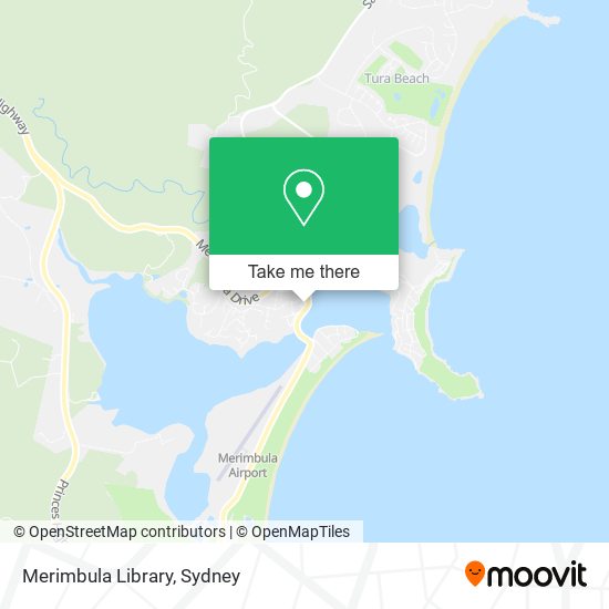 Mapa Merimbula Library