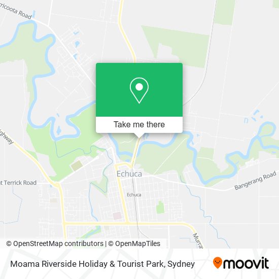 Moama Riverside Holiday & Tourist Park map