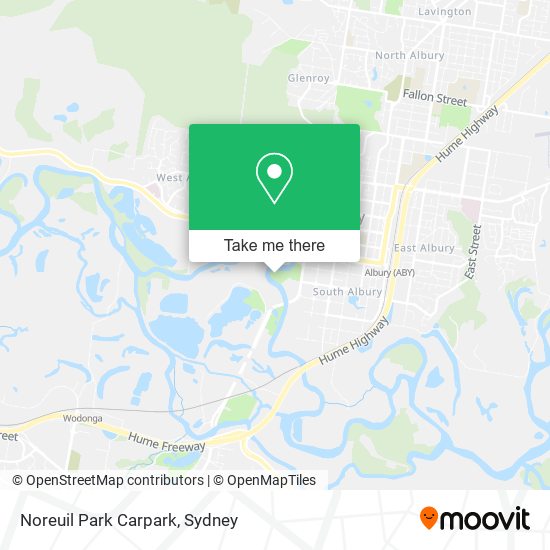 Noreuil Park Carpark map