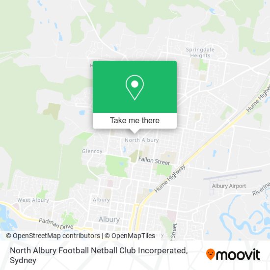 North Albury Football Netball Club Incorperated map