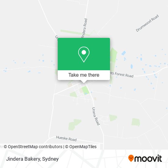 Jindera Bakery map