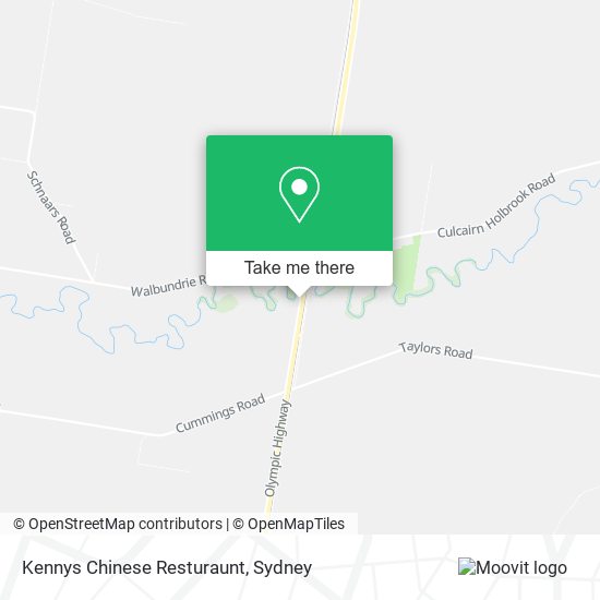 Kennys Chinese Resturaunt map