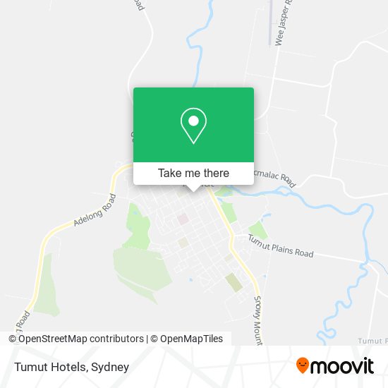 Mapa Tumut Hotels