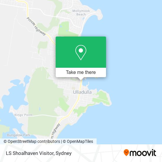 LS Shoalhaven Visitor map