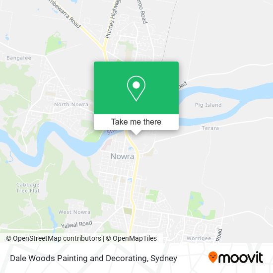 Dale Woods Painting and Decorating map