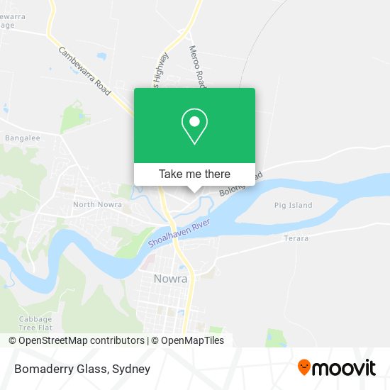 Bomaderry Glass map
