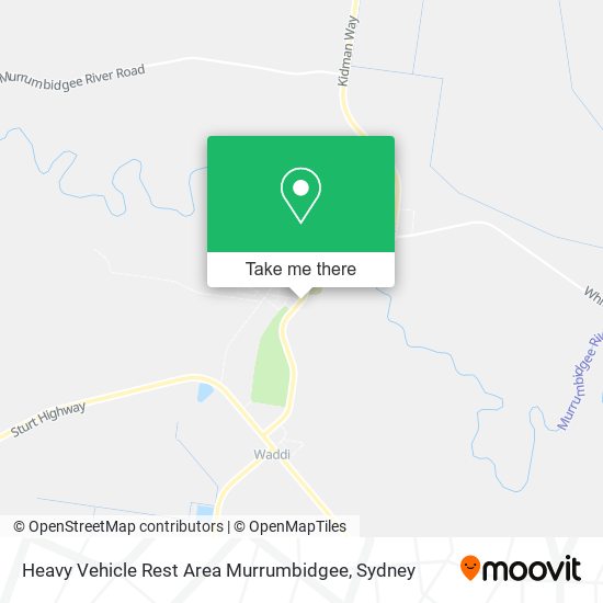 Heavy Vehicle Rest Area Murrumbidgee map