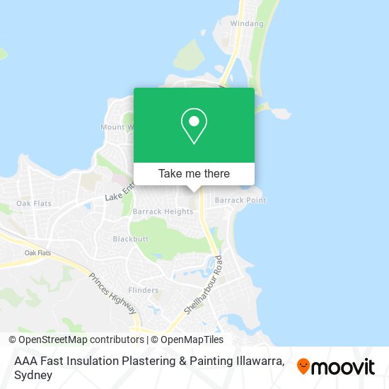 AAA Fast Insulation Plastering & Painting Illawarra map