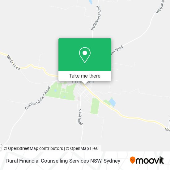 Rural Financial Counselling Services NSW map