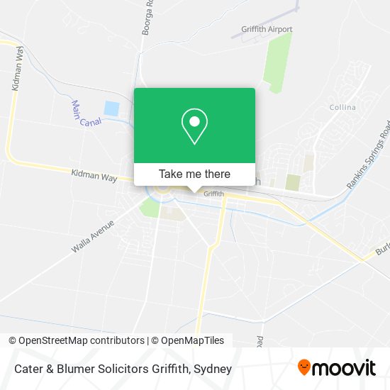 Mapa Cater & Blumer Solicitors Griffith