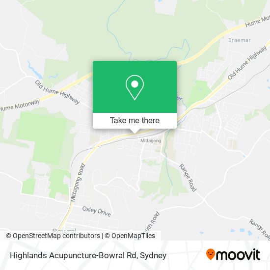 Highlands Acupuncture-Bowral Rd map