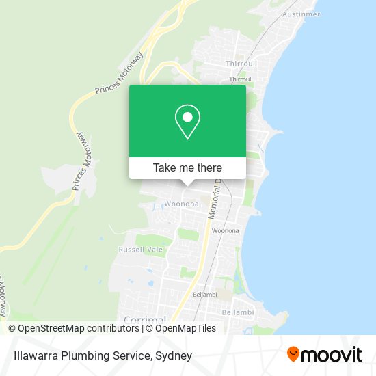 Illawarra Plumbing Service map